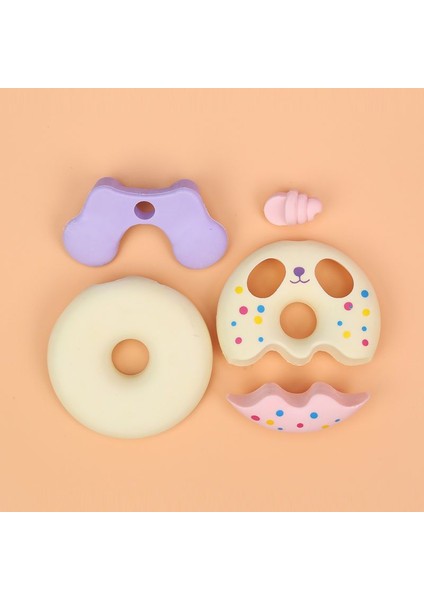 Stil 2 Karikatür Kawaii Panda Unicorn Donut Silgi Hayvan Yazma Çizim Kauçuk Kalem Silgi Okul Ofis Malzemeleri Doğum Günü Hediyesi (Yurt Dışından)