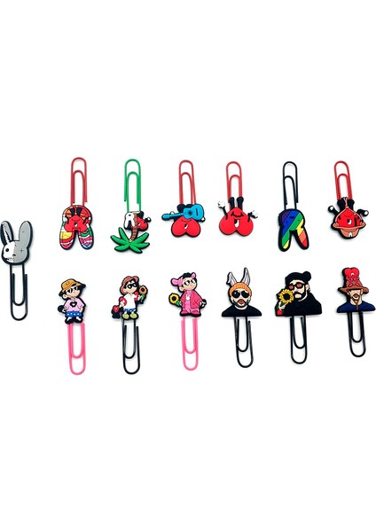 4135-10 1 Adet Kötü Tavşan Tarzı Pvc Imleri Rahat Sayfa Tutucu Kağıt Klip Shooloffice Malzemeleri Öğrenci Kırtasiye Aksesuarları Hediye (Yurt Dışından) indirimleri