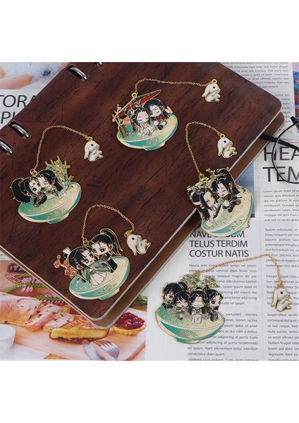 C 4 2022 Metal Kitap Ayraçları Evcilleştirilmemiş Mo Dao Zu Shi Şeytani Yetiştiriciliğin Büyük Ustası Wei Wuxian Lan Wangji Oymalı Kitap Ayracı (Yurt Dışından) modelleri