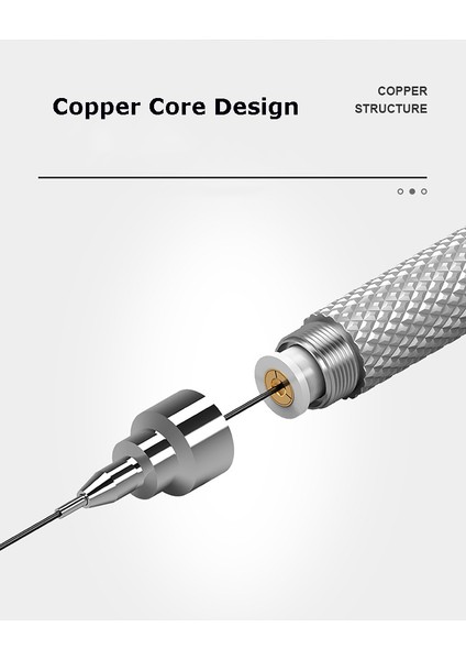 1 Altın 1 Kurşun 0.5 mm Beifa Metal Mekanik Kurşun Kalem Japon 0.5/0.7 mm Hb Kalem Kurşun Lapices Çizim Için Düşük Yerçekimi Merkezi Okul Sanatı Için Yazma (Yurt Dışından)