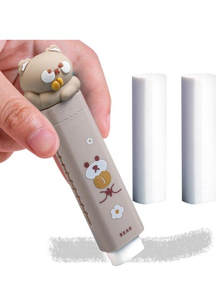 Kahve Kedi Paw Şekilli Silgi Geri Çekilebilir Kedi Paw Silgi Çocuklar Için Karikatür Itme-Çekme Kauçuk Silgi Öğrenciler Yazma Okul Malzemeleri (Yurt Dışından) fiyatları