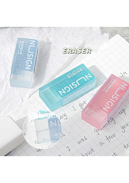 1 Adet Yeşil 1 Adet Şeffaf Silgi Yüksek Işık Şeffaf Renk Daha Az Toz Kalem Temizleme Kırtasiye Okul F7399 (Yurt Dışından) modelleri