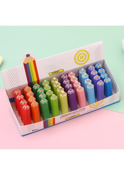 B-1 Adet Rastgele Kawaii Düz Renk Silgi Temiz Silin Kalem Şekli Kauçuk Silgi Kawaii Kore Kırtasiye Çocuklar Hediye Okul Ofis Malzemeleri (Yurt Dışından) fiyatları