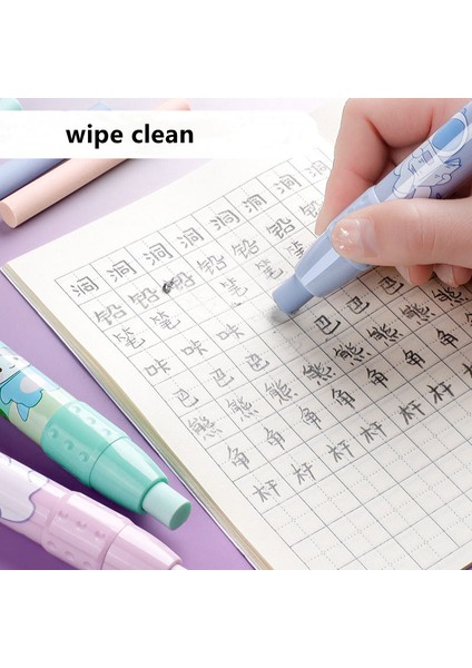 Pembe Zoecor Kawaii Basın Silgi Sevimli Geri Çekilebilir Kurşun Kalem Silgisi Dolum Kalem Tipi Kauçuk Çekirdek Kırtasiye Okul Öğrenci Çocuklar Için (Yurt Dışından) fırsatları