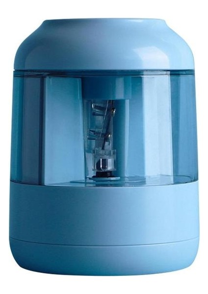 Mavi Elektrikli Kalemtıraş Otomatik Elektrikli Kalemtıraş Makinesi Anaokulu Sınıfı Kömür Için Konteynerli Olması Gerekenler (Yurt Dışından)