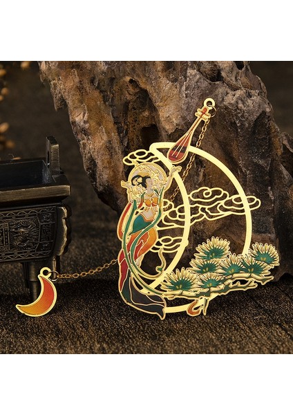 Stil 14 Dunhuang Duvar Kültürel Çin Tarzı Yaratıcı Metal Içi Boş Kitap Ayracı Püskül Retro Kitap Klibi Sayfalandırma Işareti Metal Pirinç Kitap Ayracı (Yurt Dışından) fiyatları