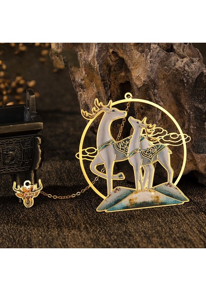 Stil 14 Dunhuang Duvar Kültürel Çin Tarzı Yaratıcı Metal Içi Boş Kitap Ayracı Püskül Retro Kitap Klibi Sayfalandırma Işareti Metal Pirinç Kitap Ayracı (Yurt Dışından) indirimleri