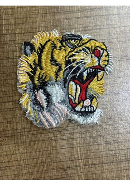 10X10 cm Nakış Işleme Kaplan Arma Yama Dikiş Hobi Aksesuarı