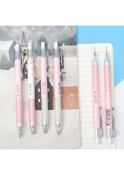 1 Kutu 0.5mm 1/2 Adet 0.5/0.7mm Otomatik Kalemler Sevimli Sakura Mekanik Kurşun Kalemler Kawaii Silgi ile Kalemler Kore Kırtasiye Ofis Malzemeleri (Yurt Dışından) modelleri