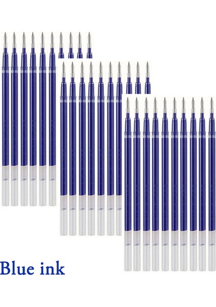 30 Dolum Mavi 25/30/8 Adet Büyük Kapasiteli Jel Kalem 1.0 0.7 0.5 Tükenmez Kalemler Dolum Siyah Mavi Kırmızı Mürekkep Imza Yazma Iş Kaligrafi Için (Yurt Dışından)