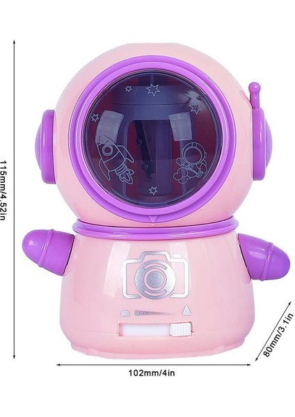 Mor Mavi Kalemtıraşlar Spaceman Elektrikli Kalemtıraş Çocuklar Için Otomatik Durdurma Süper Hızlı Elektrikli Kalemtıraş Fişi Renkli Için (Yurt Dışından) fiyatları