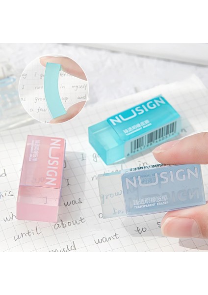 1 Adet Mavi 1 Adet Şeffaf Silgi Yüksek Işık Şeffaf Renk Daha Az Toz Kalem Temizleme Kırtasiye Okul F7399 (Yurt Dışından) fırsatları