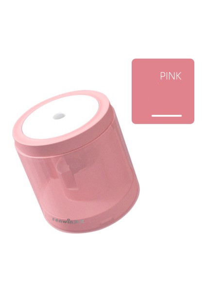 Pembe Tenwin Otomatik Elektrikli Kalemtıraş Dokunmatik Anahtarı Kalemtıraş Renkli Kalem 6-8mm Kalem Okul Ofis Ev Kırtasiye (Yurt Dışından)