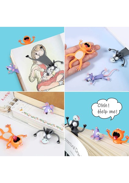 17 Komik Yer Imleri Sevimli Hayvanlar Yer Imleri Tuhaf Yer Işareti Arama Palz Moda 3D Tasarım Yer Işareti Çocuklar Için Yenilik Doğum Günü Partisi (Yurt Dışından) modelleri