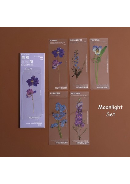 Ayışığı 5 Adet Doğa Bitkiler Imleri Pet Saydam Çiçek Kitap Not Marker Sayfa Tutucu Kırtasiye Ofis Okul Okuma Hediyesi F636 (Yurt Dışından)