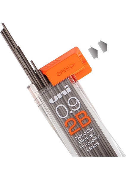 0.5 3b 1 Adet Unı 202ND Otomatik Kalem Dolum 0.3/0.5/0.7mm Ilkokul Öğrencileri Yazma Sürekli Kurşun 2b/hb/2h Nano-Grafit (Yurt Dışından)