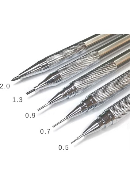 07 Çizim Yazma Ağır Kırtasiye Metal 0.3 0.5 0.7 0.9 1.3 2.0mm Otomatik Kalem Yazma Ürünleri Hb Kalem Mekanik Kurşun Kalem (Yurt Dışından) fiyatları