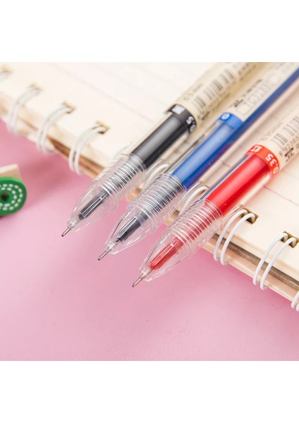 20 Kırmızı Yedekler 12 Adet/grup 0.35MM Ultra Ince Finans Jel Kalem Kırmızı/siyah/mavi Mürekkep Yedekler Çubuk Tükenmez Kalemler Okul Ofis Sınav Malzemeleri Kırtasiye (Yurt Dışından) fırsatları