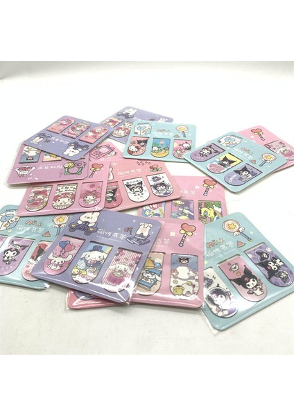 20 Takım Rastgele Sanrio Karikatür Büyük Kulaklı Köpek Melo Di Manyetik Kitap Ayracı Kulomi Çift Taraflı Yer Ayracı Buzdolabı Etiket Pacha Köpek Kitap Klibi (Yurt Dışından)