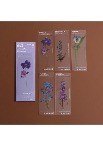 Mor 5 Adet Çiçek Serisi Kitaplar Için Imleri Pvc Kitap Ayracı Sayfa Işaretleyici Kawaii Kırtasiye Öğrenci Okul Malzemeleri (Yurt Dışından)