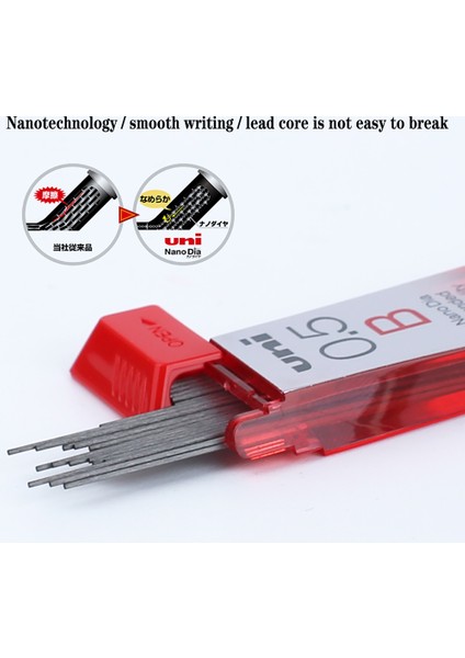 0.5mm Hb Japonya Unı Mekanik Kurşun Kalem 0.5mm 202ND Nano Yeni Kurşun Çekirdek Kırılması ve Yazılması Kolay Değil Pürüzsüz Sonsuzluk Kalem Kırtasiye (Yurt Dışından) modelleri