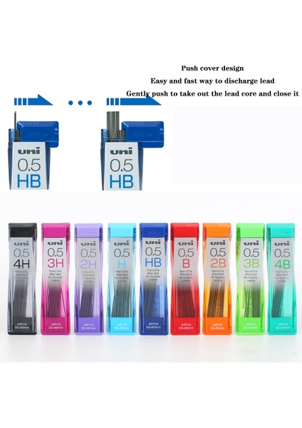 0.5mm Hb Japonya Unı Mekanik Kurşun Kalem 0.5mm 202ND Nano Yeni Kurşun Çekirdek Kırılması ve Yazılması Kolay Değil Pürüzsüz Sonsuzluk Kalem Kırtasiye (Yurt Dışından) fırsatları