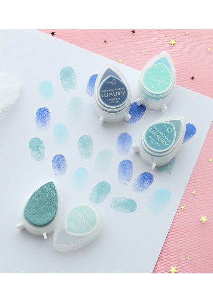 Set 1 1 Adet Su Damlası Mürekkep Pedi Dıy Fotoğraf Albümü Dekorasyon Zanaat Scrapbooking Mürekkep Pedi Pullar (Yurt Dışından) fırsatları