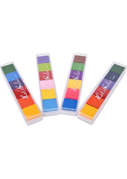 Pl Toksik Olmayan Mürekkep Pedi Inkpad Dıy Zanaat Kart Damga Parmak Izi Aksesuarları Çocuklar Çocuklar Için Kauçuk Pullar Kağıt Ahşap 1 Paket (Yurt Dışından) modelleri