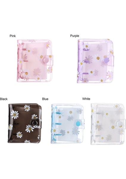 A-Beyaz 13 Renk Yaratıcı 3 Delik Papatya Çiçek Gevşek Yaprak Dolum Defter Kapağı Mini El Hesabı Günlüğü Bağlayıcı Kitap Kırtasiye (Yurt Dışından) indirimleri