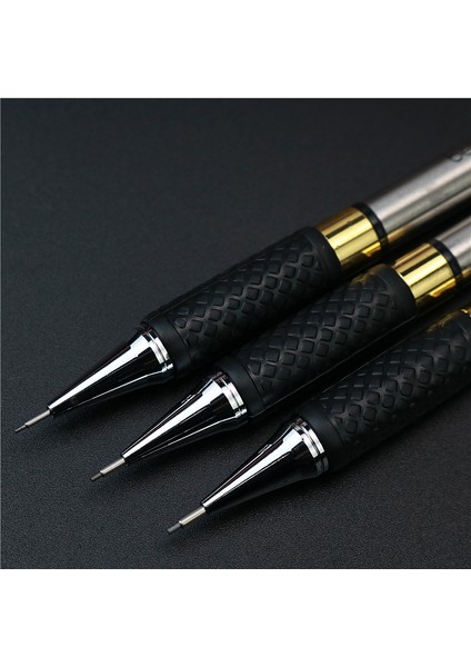 2 Adet 0.9mm Kauçuk Kaymaz Metal Mekanik Kurşun Kalem Paslanmaz Çelik Kalemlik 0.5mm 0.7mm 0.9mm 2b Siyah Kalem Kurşun (Yurt Dışından) modelleri