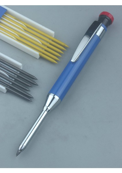 1 Kutu Yeşil Kablo Genişletilebilir Kurşun Tutucu 2.8mm Mekanik Kurşun Kalem Ince Metal Boru Boyama Kalın Kurşunun Derinlemesine Kullanımı Mühendislik Işaretlemesi (Yurt Dışından)