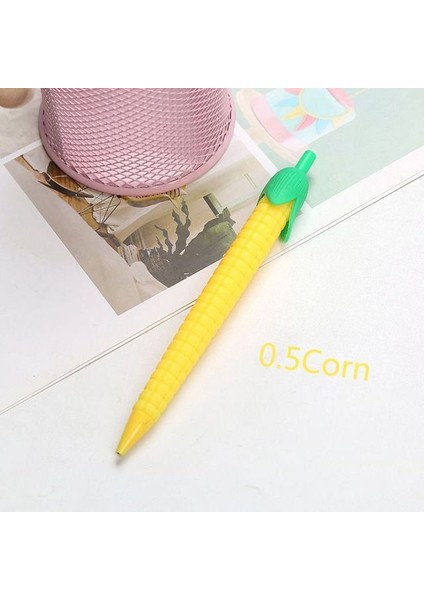 0.5mm-Mısır 0.5, 0.7mm Yaratıcı Havuç Kaktüs Mısır Mekanik Kalem Tutma Karikatür Rahat Yumuşak Jel Kalem Okul Ofis Malzemeleri (Yurt Dışından)