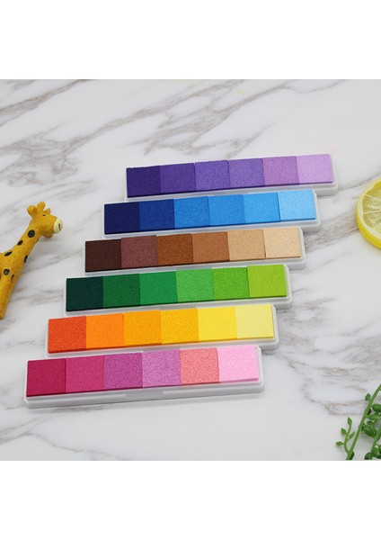 Renk 1 1 Adet Degrade Renkler Inkpads Scrapbooking Mürekkep Pedi Damga Mürekkep Pedi El Sanatları Renkli Mürekkep Pedi Pullar Çocuklar Için Damga Dıy Sanat (Yurt Dışından) fiyatları