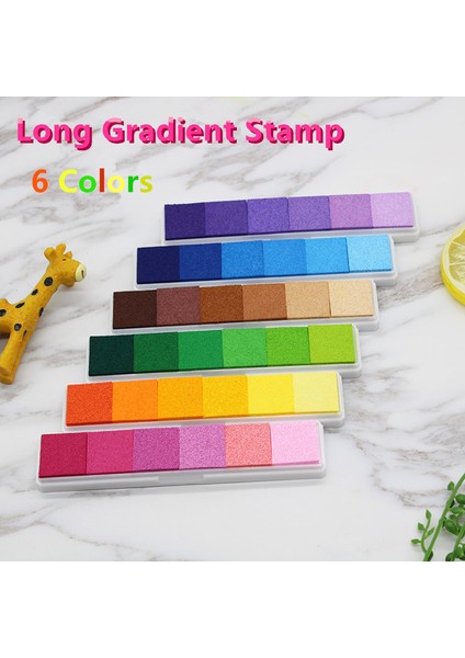 Renk 1 1 Adet Degrade Renkler Inkpads Scrapbooking Mürekkep Pedi Damga Mürekkep Pedi El Sanatları Renkli Mürekkep Pedi Pullar Çocuklar Için Damga Dıy Sanat (Yurt Dışından) modelleri