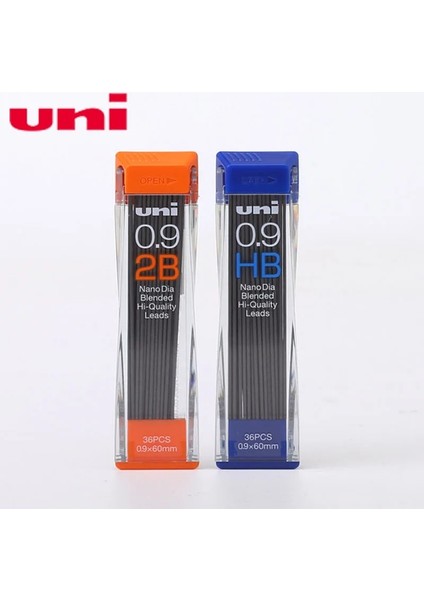 2b 09MM 1 Adet Japonya Unı Otomatik Kurşun Çekirdek 0.9mm Özel Sert ve Kırılması Kolay Aktif Kalem Kurşun 0.9-202ND Otomatik Kalem Dolum (Yurt Dışından)