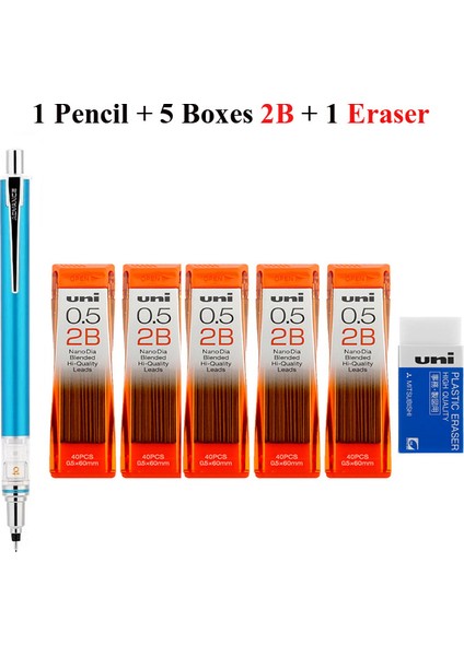 0.5mm Açık Mavi Set Japonya Unı M5-559 Döner Mekanik Kurşun Kalem 0.5mm Kuru Toga Advance Mekanik Kurşun Kalem Düşük Ağırlık Merkezi (Yurt Dışından)