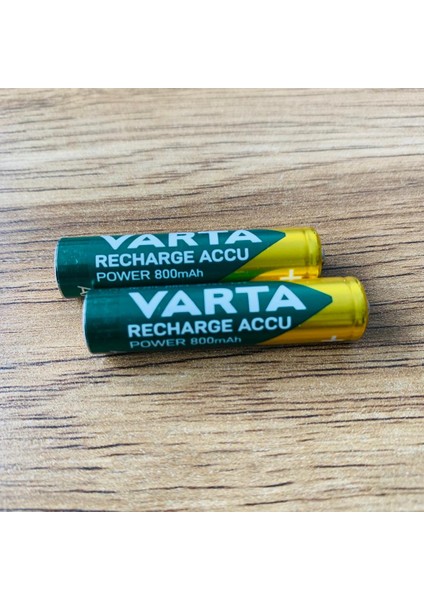 Oyuncaklar Tv Kumandaları Için Yeni Seri VARTA 800MAH Ince Aaa Şarj Edilebilir Pil Ince Şarzlı Pil 800 Ince Şarjlı Pil 800 Mah 2'li Paket 1 Kart 2 Adet Aaa fırsatları
