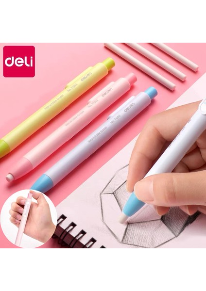 Yeşil 1 Adet Deli Basın Geri Çekilebilir Kurşun Kalem Silgisi Renkli Kalem Kauçuk Düzeltme Malzemeleri Yazma Okul Öğrenci Malzemeleri Kırtasiye (Yurt Dışından) modelleri