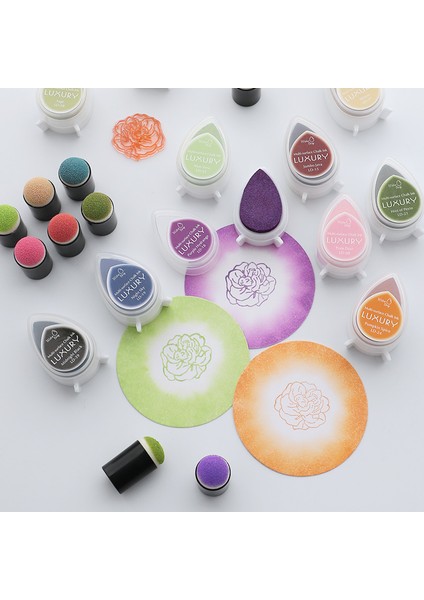 29 1 Adet Su Damlası Mürekkep Pedi Dıy Fotoğraf Albümü Dekorasyon Zanaat Scrapbooking Mürekkep Pedi Pullar (Yurt Dışından) modelleri