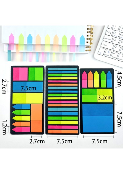 3 Paket (680 Sayfa) 3 Paket Yayınlandı Şeffaf Yapışkan Notlar Kendinden Yapışkanlı Kitap Ayracı Açıklama Kitap Oku Temizle Sekme Kawaii Sevimli Kırtasiye Okul (Yurt Dışından)