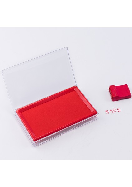 9864-RED Deli 9864 9865 Kare Damga Mürekkebi Pedi 85X135MM Damga Pedi Mürekkep Pedi Kırmızı Siyah Mavi Renkler Finans Kırtasiye Mürekkep Pedi (Yurt Dışından) indirimleri