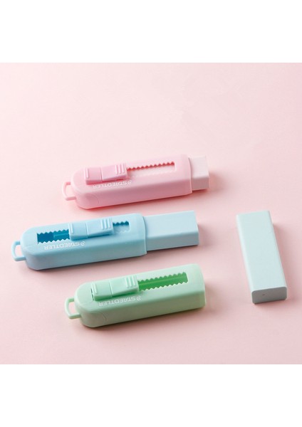 2 x Beyaz Silgi 2 x Staedtler 525 Ps1 S Kauçuk Geri Çekilebilir Silgi Toksik Olmayan Çevre Dostu Kauçuklar Kiraz Çiçeği Yeni Renk Macaron Pastel Renk (Yurt Dışından) fırsatları