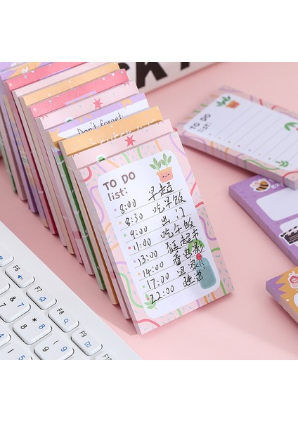 Stil 7 60 Yaprak Kawaii Yapışkan Notlar Sevimli Karikatür Kendinden Yapışkanlı Not Not Bloknot Okul Sınıf Ofis Dizüstü Sevimli Dekorasyon (Yurt Dışından)