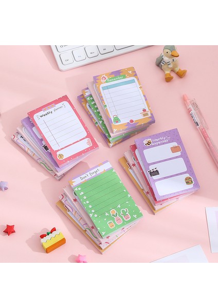 Stil 7 60 Yaprak Kawaii Yapışkan Notlar Sevimli Karikatür Kendinden Yapışkanlı Not Not Bloknot Okul Sınıf Ofis Dizüstü Sevimli Dekorasyon (Yurt Dışından)