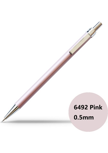 6492 -Pink-1pcs Deli Mekanik Kurşun Kalem 0.7mm Hb Metal Öğrenci Sanat Kroki Yazma Için Otomatik Kalemler 2b Silgili Kurşun Kalem Yedekleri (Yurt Dışından)