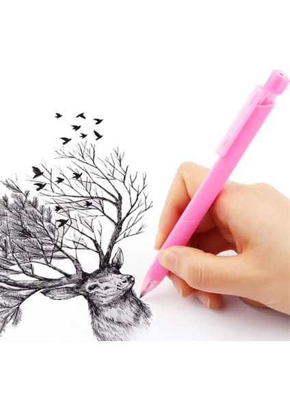 2.0-3pencil-2 Dolum Mekanik Kurşun Kalem 0.9/1.1/2.0mm Şeker Renkler Otomatik Kalemler Ressamlığı Boyama Grafiti Kalemler Çocuklar Için Okul Kırtasiye (Yurt Dışından) fırsatları