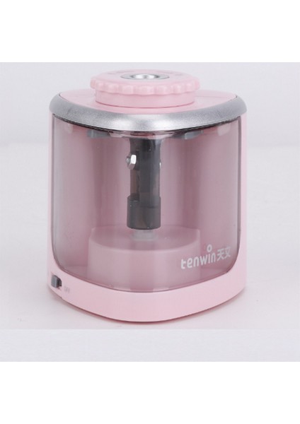 Pembe Taşınabilir Kalemtıraş Elektrikli Manuel 2 In 1 Otomatik Kalemtıraş Çocuklar Yetişkinler Otomatik Kalemtıraş Kalemtıraş Kırtasiye (Yurt Dışından)