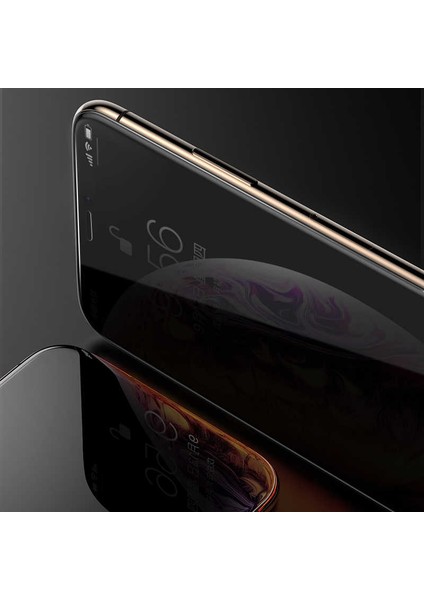 Apple  iPhone Xs 5.8 Hayalet Ekran Koruyucu Tam Kaplayan Kavisli Tasarım (Z-Kor-Privacy)