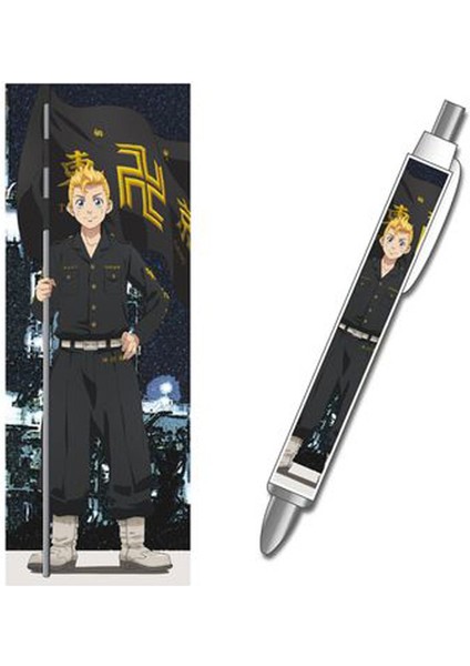 Stil 4 Anime Tokyo Revengers Sano Manjirou Mitsuya Takashi Matsuno Chifuyu 0.5mm Mekanik Kurşun Kalem Otomatik Kalem Çocuklar Kırtasiye Hediye (Yurt Dışından)