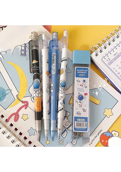 B 4/6 Adet 0.5mm Sevimli Karikatür Otomatik Kalemler Yaratıcı Basın Kalemler Öğrenci Mekanik Kurşun Kalemler Kawaii Kırtasiye Hediye Okul Ofis (Yurt Dışından) fırsatları